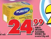 Purity Organic Flavoured Rooibos Tea-30g Each