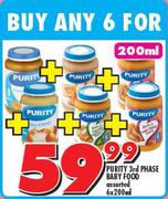 Purity 3rd Phase Baby Food-6x200ml
