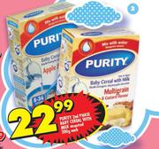 Purity 2nd Phase Baby Cereal With Milk-200g Each