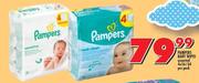 Pampers Baby Wipes-4x56/64 Per Pack