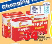 Ritebrand Disposable Nappies 14/15/18/23-Per Pack