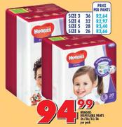 Huggies Disposable Pants-26/ 28/ 32/ 36 Per Pack