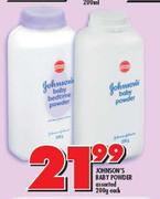 Johnson's Baby Powder-200g Each