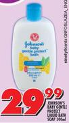 Johnson's Baby Gentle Protect Liquid Bath Soap-300mll