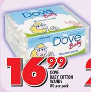 Dove Baby Cotton Wands-80 Per Pack