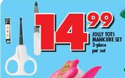 Jolly Tots Manicure Set 3-Piece-Per Set