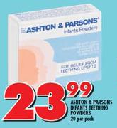 Asthon & Parsons Infants Teething Powders-20 Per Pack