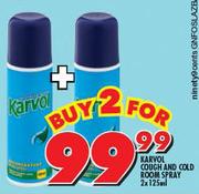 Karvol Cough And Cold Room Spray-2x125ml