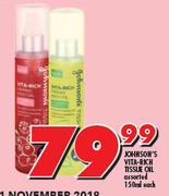 Johnson's Vita Rich Tissue Oil Assorted-150ml Each