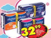 Always Maxi Sanitary Pads Value Pack 16/18/20-Per Pack