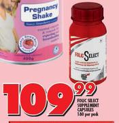 Folic Select Supplement Capsules-180 Per Pack