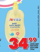 Lovies Baby Bath Wash With Pump-500ml