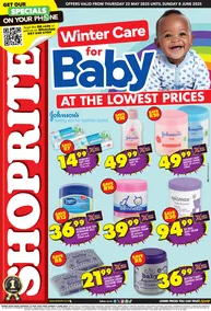 Shoprite Gauteng, Mpumalanga, North West & Limpopo : Everything For Baby! (22 May - 08 June 2025)