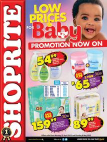 Shoprite Gauteng, Mpumalanga, North West & Limpopo : Low Prices For Baby (25 April - 8 May 2022)