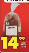 Class 1 Onions Bag-1Kg