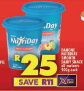 Danone Nutriday Smooth Dairy Snack-900g Each