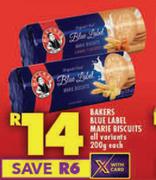 Bakers Blue Label Marie Biscuits-200g Each