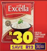 Excella Long Grain Parboiled Rice-2Kg