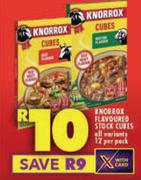 Knorrox Flavoured Stock Cubes (All Variants)-12 Per Pack