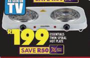 Essentials Twin Spiral Hot Plate