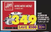 Hart Aluminium Kitchen Hero Cookware Set-6 Pices Per Pack