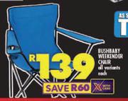 Bushbaby Weekender Chair (All Variants)-Each