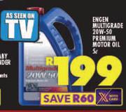 Engen Multigrade 20W-50 Premium Motor Oil-5Ltr