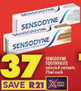 Sensodyne Toothpaste (Selected Variants)-75ml Each