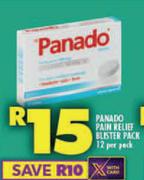 Panado Pain Relief Blister Pack-12 Per Pack