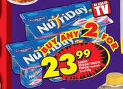Danone Nutriday Smooth Yoghurt Assorted-2 x 6 x 100g