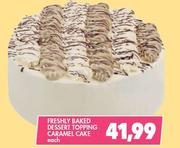Freshly Baked Dessert Topping Caramel Cake-Each