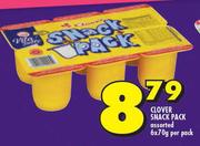 Clover Snack Pack Assorted-6 x 70g Per Pack