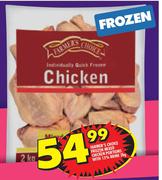 Farmer's Choice Frozen Mixed Chicken Portions With 15% Brine-2Kg