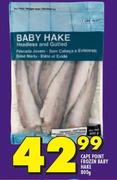 Cape Point Frozen Baby Hake-800g