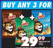 Simba Potato Chips Assorted-3 x 125g