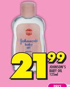 Johnsons Baby Oil-125ml