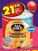 All Gold Smooth Apricot Jam-900g