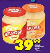 Melrose Cheese Spread Assorted-400g Each