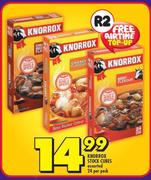 Knorrox Stock Cubes Assorted-24 Per Pack