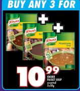 Knorr Packet Soup Assorted-3 x 50g