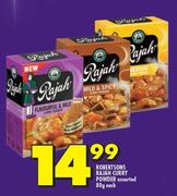 Robertsons Rajah Curry Powder Assorted-80g Each