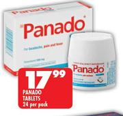 Panado Tablets-24 Per Pack