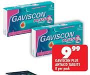 Gaviscon Plus Antacid Tablets-8 Per Pack