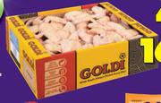 Goldi Frozen Chicken Drumsticks/ Wing With 15% Brine-5kg Each