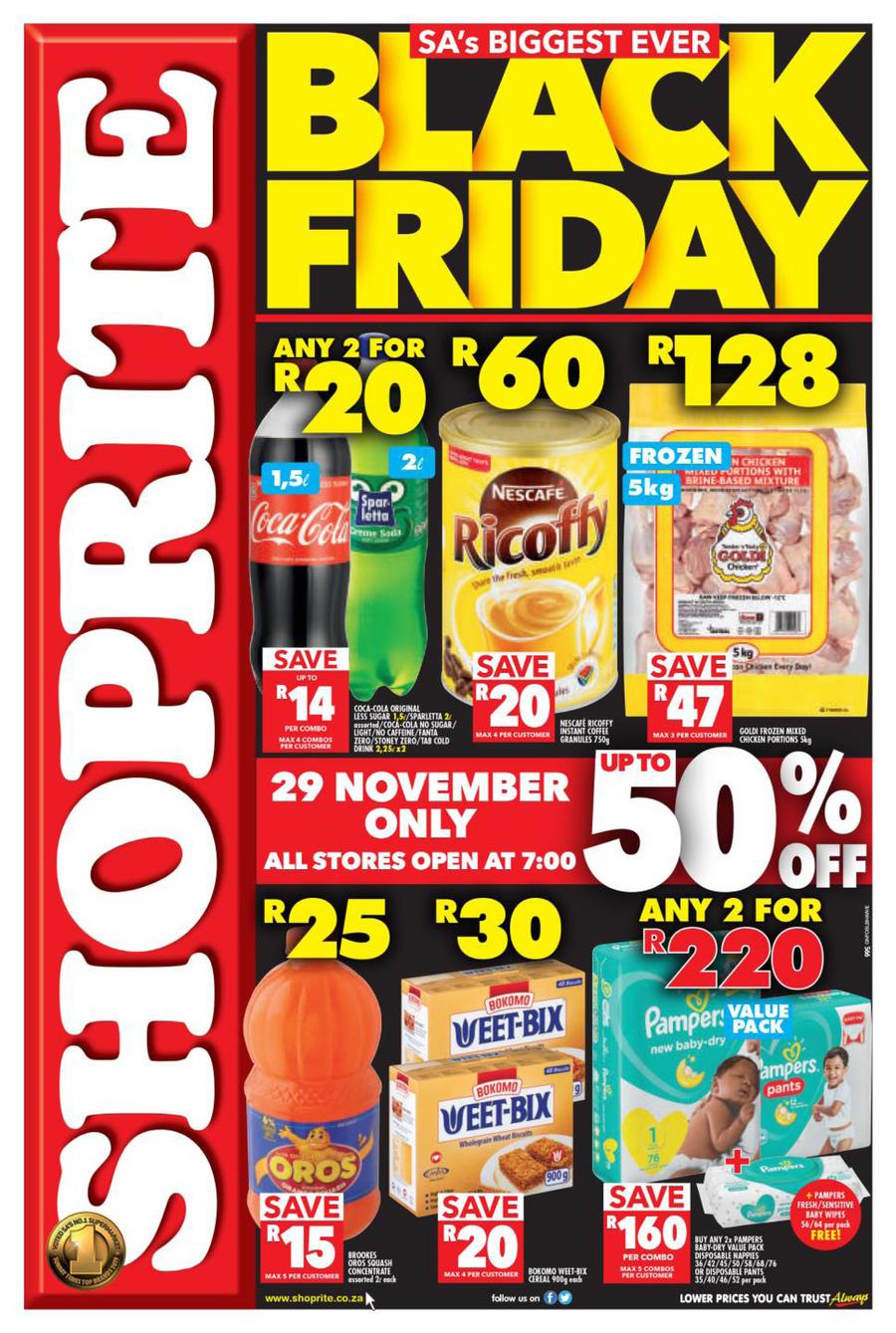 Shoprite Gauteng Limpopo Mpumalanga Free State North West Black Friday 29 Nov 2019 Only M Guzzle Co Za