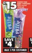 Country Pride Fabric Conditioner Refill-500ml Each