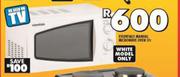 Essentials 17Ltr Manual White Microwave Oven