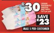 Fragranced/ Sensitive Baby Wipes-Per Pack