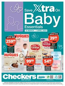 Checkers Gauteng, Brits, Klerksdorp, Limpopo, Mpumalanga, North West, Potchefstroom & Rustenburg : Save Xtra On Baby Essentials (18 March - 7 April 2024)