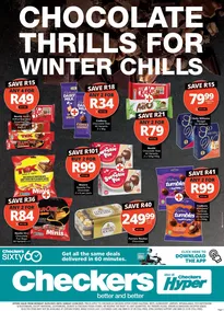 Checkers Gauteng, Brits, Klerksdorp, Limpopo, Mpumalanga, North West, Potchefstroom & Rustenburg : Chocolate Thrills For Winter Chills (26 May - 22 June 2025)